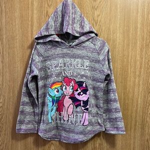 Girls My Little Pony Long Sleeve Hooded T-shirt
